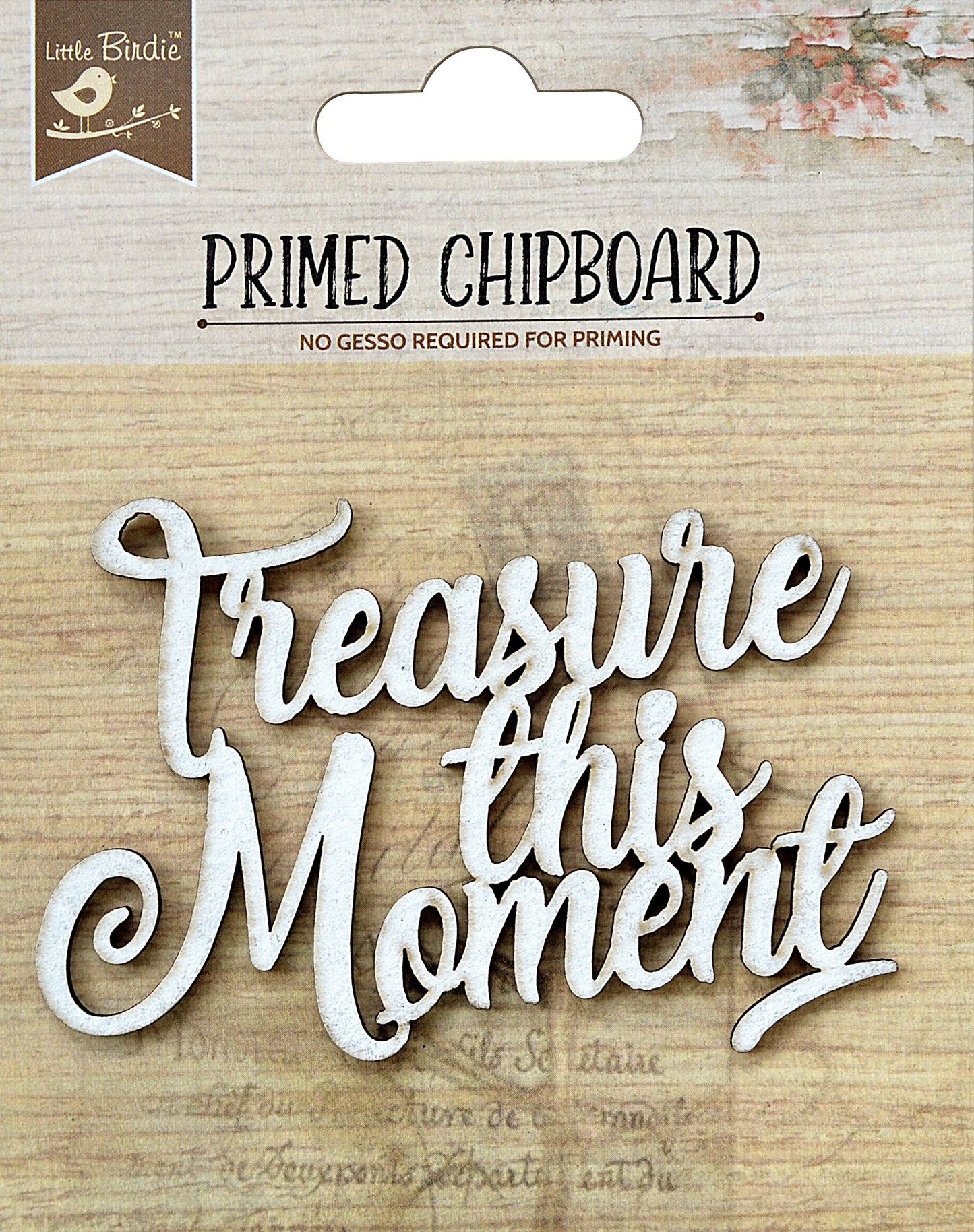 Little Birdie Laser Cut Primed Chipboard 1/Pkg-Select Style