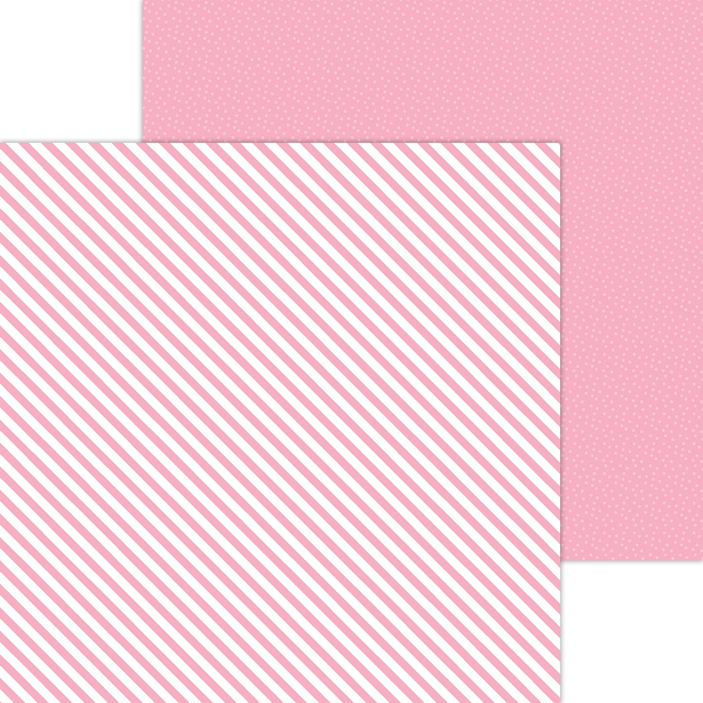 Doodlebug Petite Prints Candy Stripe/Sprinkles Cardstock 12" x 12" - Select Styel