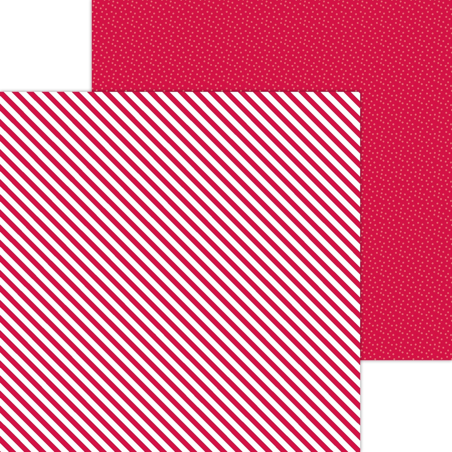 Doodlebug Petite Prints Candy Stripe/Sprinkles Cardstock 12" x 12" - Select Styel