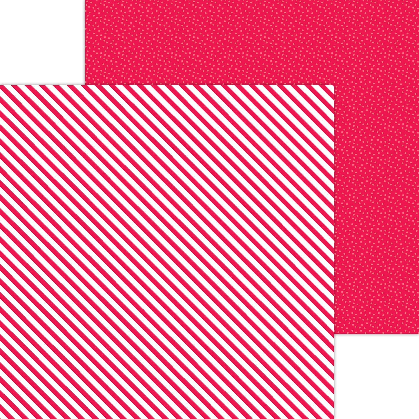 Doodlebug Petite Prints Candy Stripe/Sprinkles Cardstock 12" x 12" - Select Styel