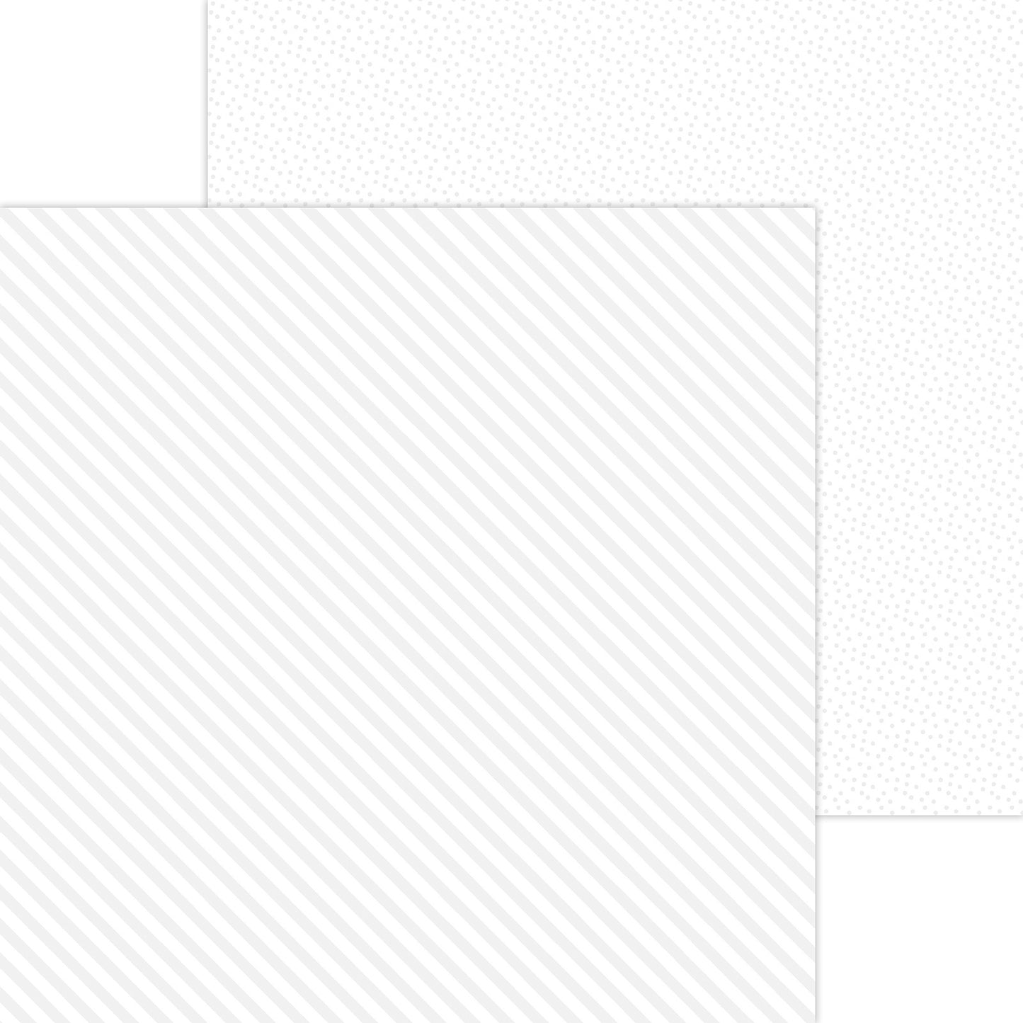 Doodlebug Petite Prints Candy Stripe/Sprinkles Cardstock 12" x 12" - Select Styel