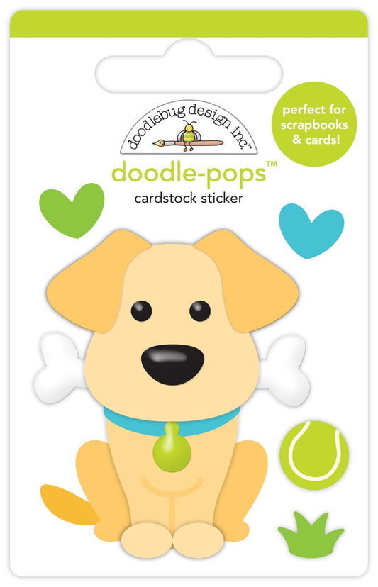 Doodlebug Doodle-Pops 3D Stickers-Good Boy