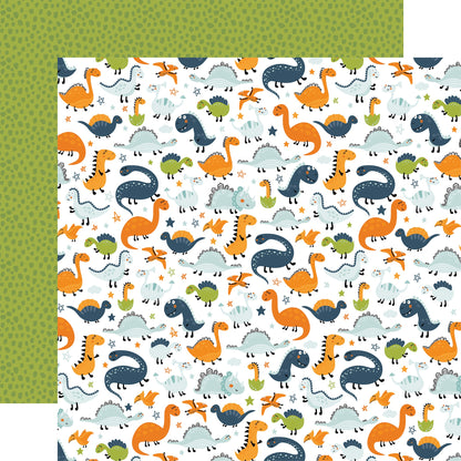 Dino-Mite Double-Sided Cardstock 12"X12"-Select Style