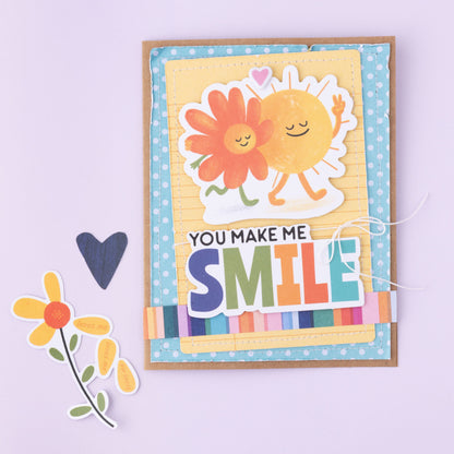 Shimelle Paper Pad 6"X8" 36/Pkg-Main Character Energy - Gold Foil
