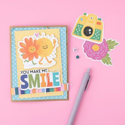 Shimelle Paper Pad 6"X8" 36/Pkg-Main Character Energy - Gold Foil