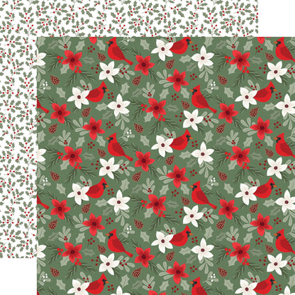 Christmas Time Double-Sided Cardstock 12"X12"-Santa Swirl