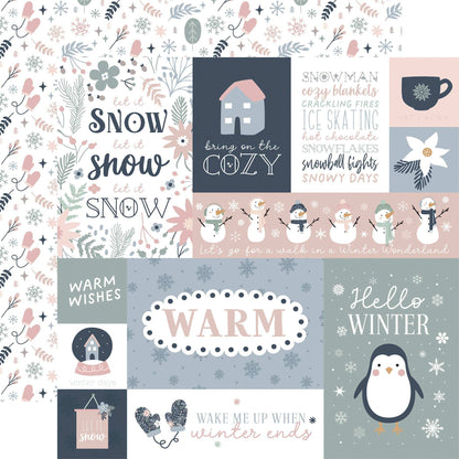 Winterland Double-Sided Cardstock 12"X12"-Select Style