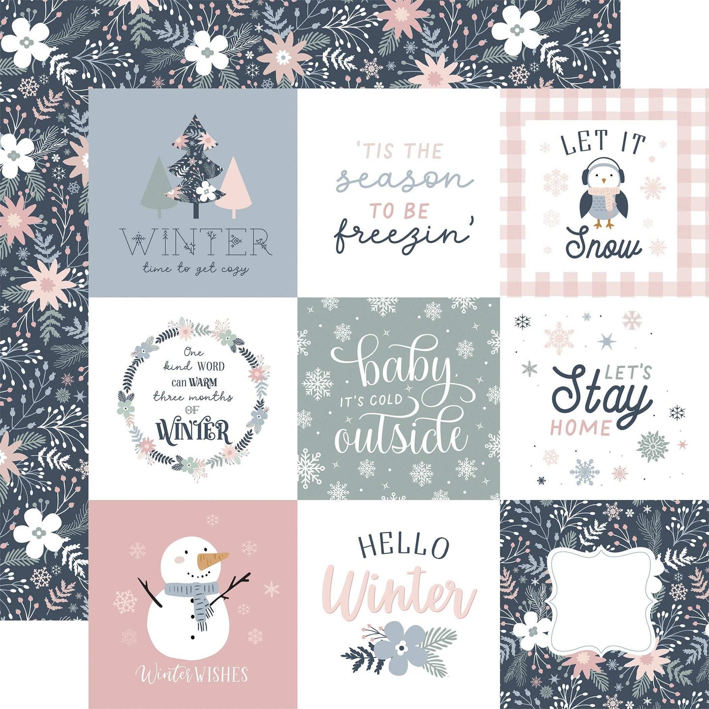 Winterland Double-Sided Cardstock 12"X12"-Select Style