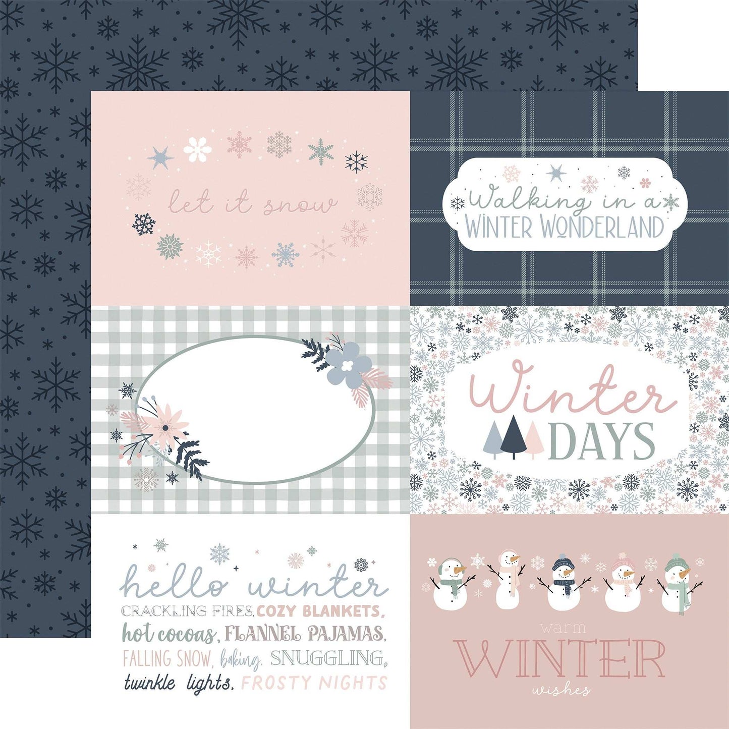 Winterland Double-Sided Cardstock 12"X12"-Select Style