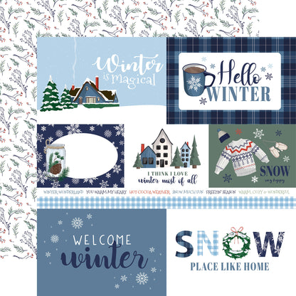 Wintertime Double-Sided Cardstock 12"X12"-Select Style