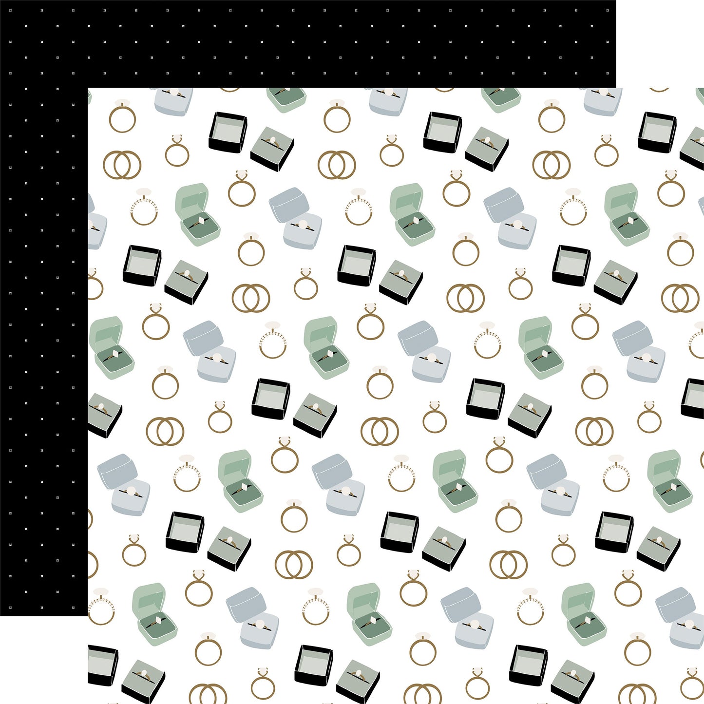 Wedding Bells Double-Sided Cardstock 12"X12"-Select Style