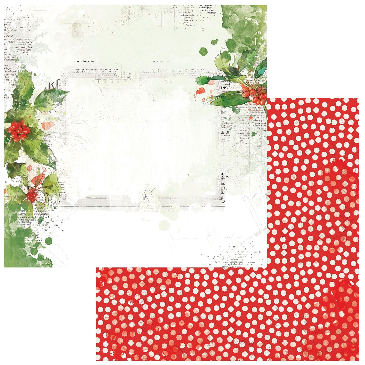 Christmas Spectacular Double-Sided Cardstock 12"X12"-Colored Foundations 1