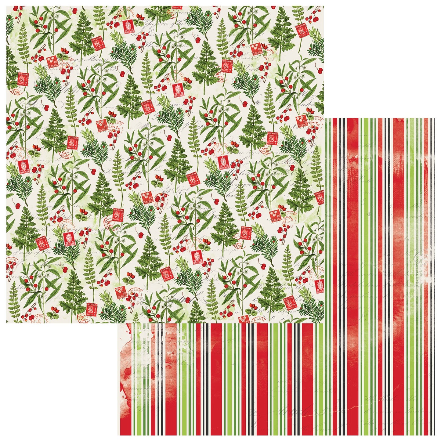 Christmas Spectacular Double-Sided Cardstock 12"X12"-Colored Foundations 1