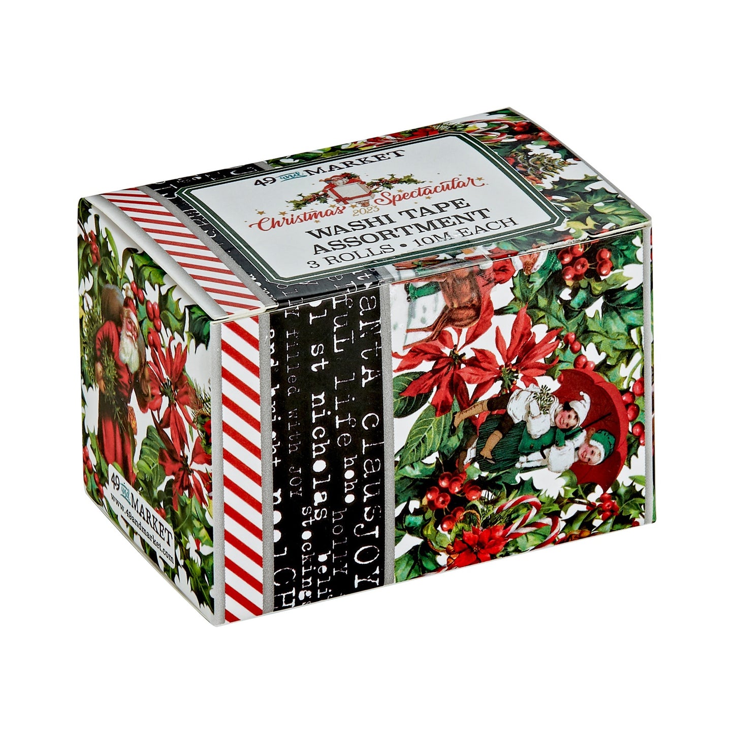 49 And Market Washi Tape Set 3/Pkg-Christmas Spectacular 2023