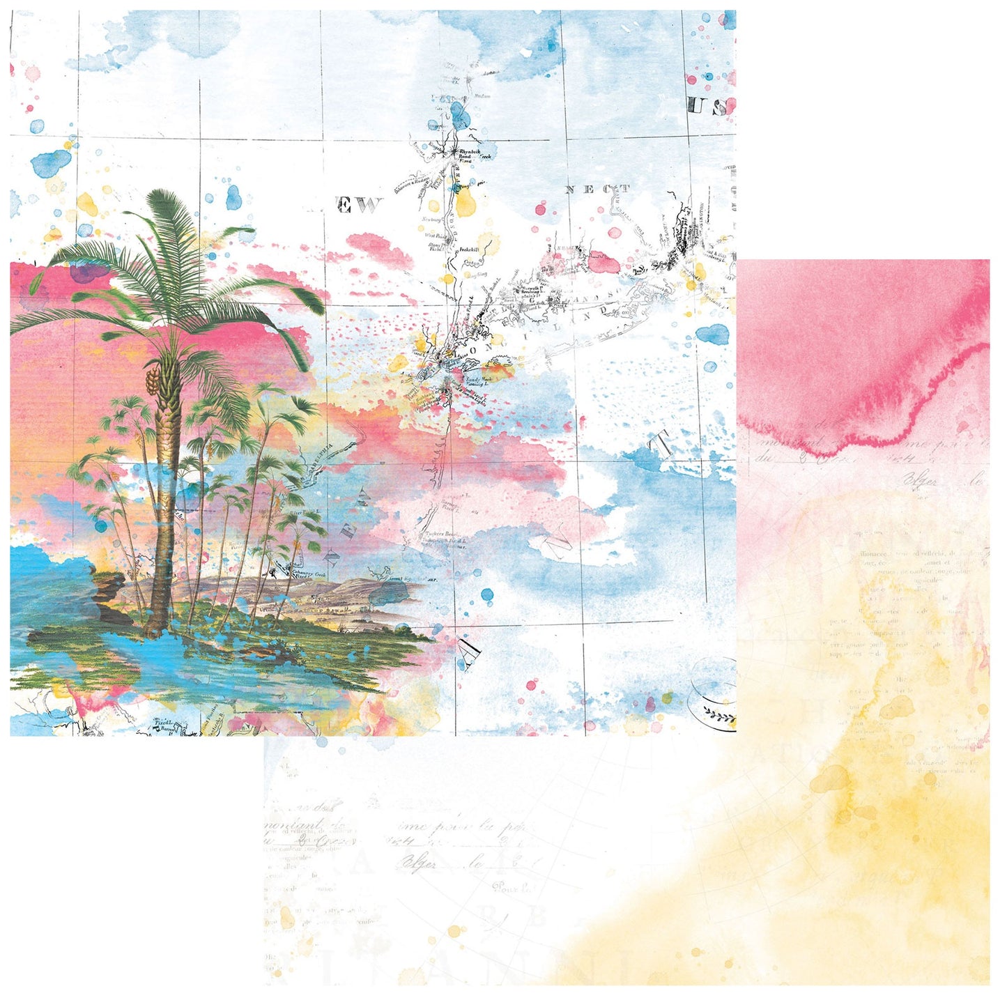 Vintage Artistry Sunburst Double-Sided Cardstock 12"X12"- Select Style