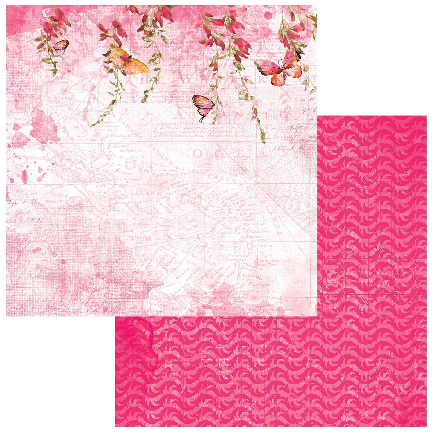 Vintage Artistry Sunburst Double-Sided Cardstock 12"X12"- Select Style