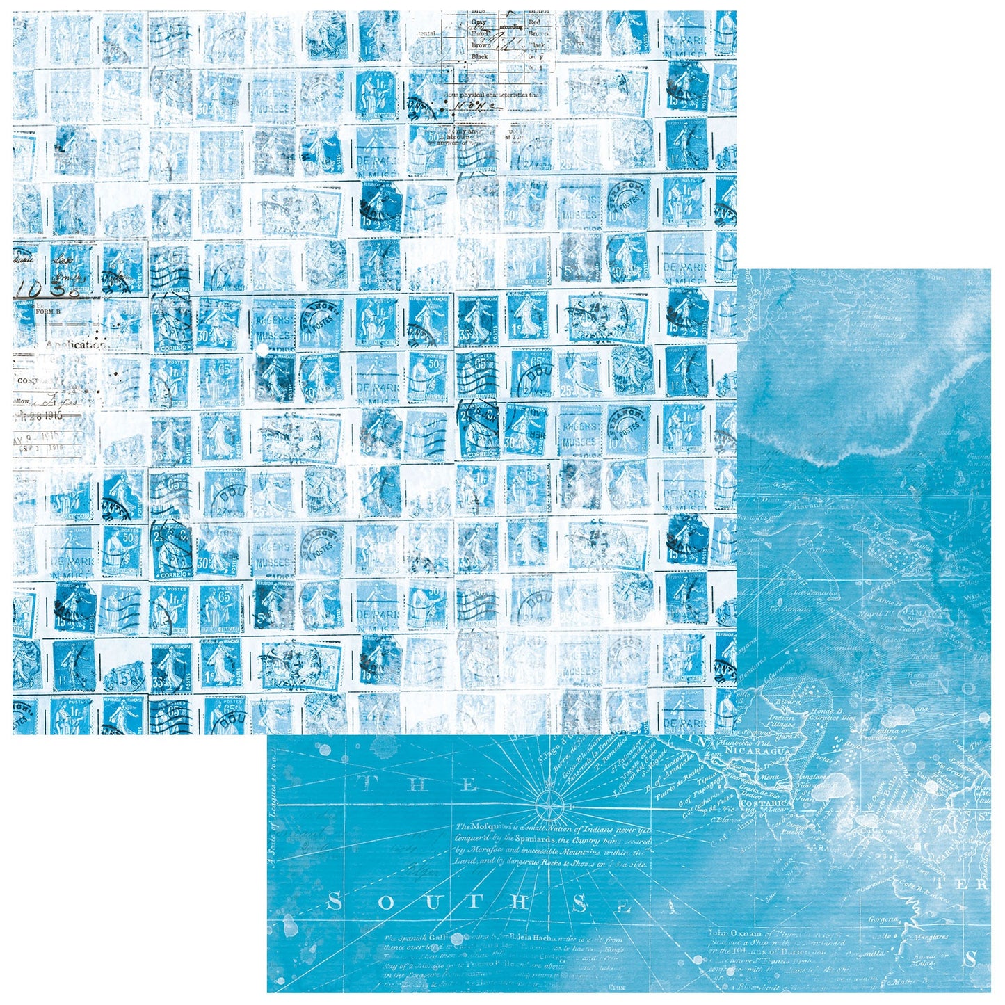 Vintage Artistry Sunburst Double-Sided Cardstock 12"X12"- Select Style