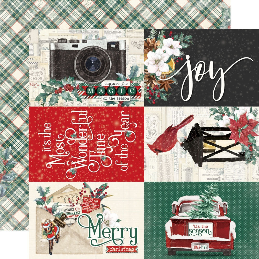 Simple Vintage 'Tis The Season Double-Sided Cardstock 12"X12-Good Cheer