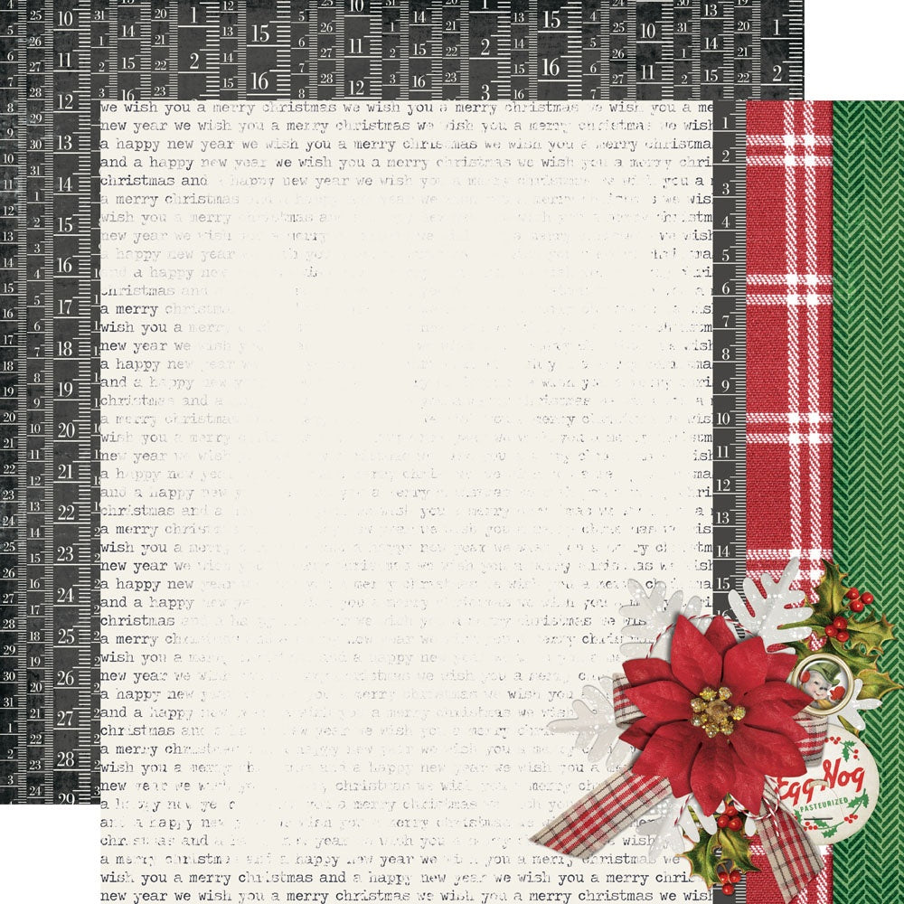 Simple Vintage Dear Santa Double-Sided Cardstock 12"X12"-Select Style