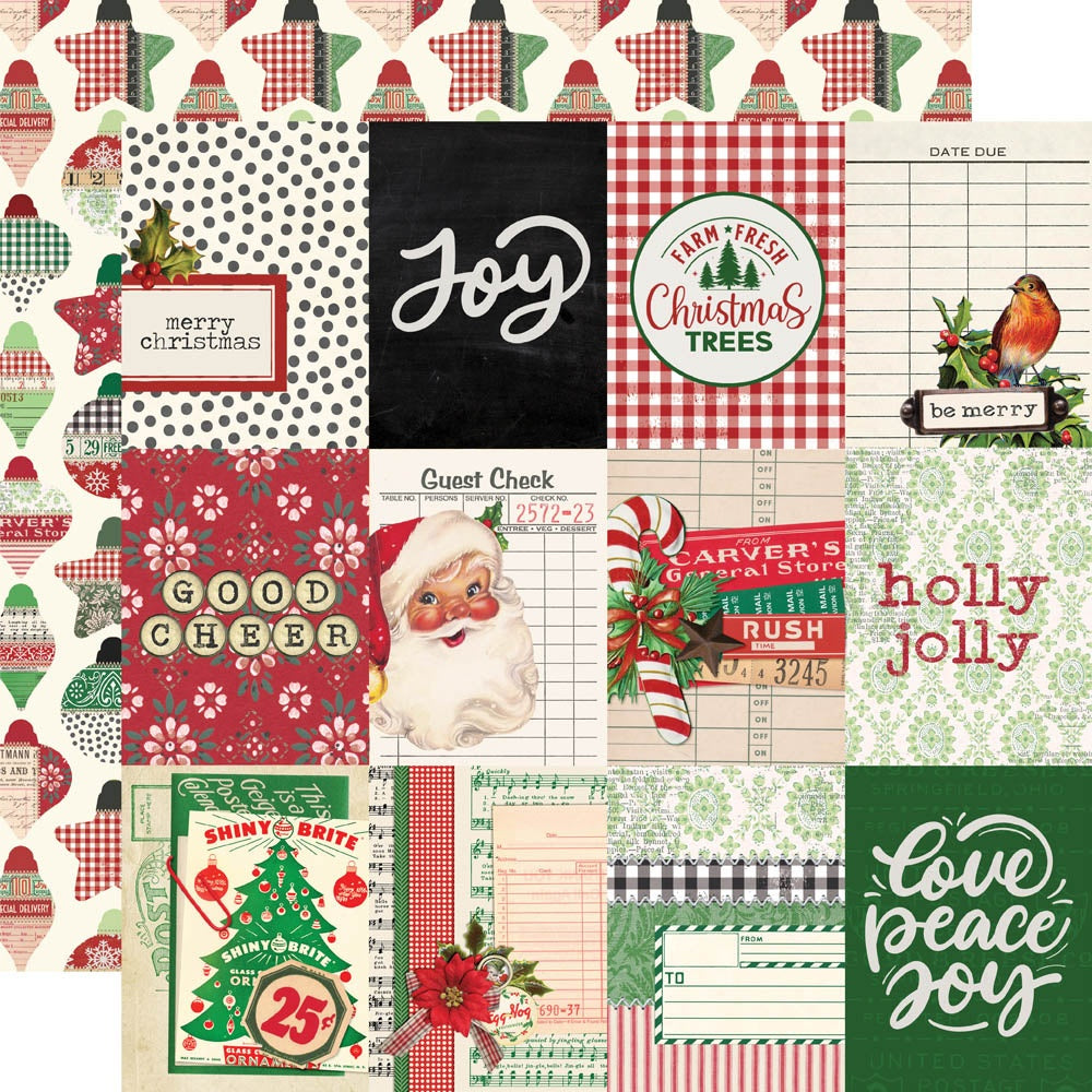 Simple Vintage Dear Santa Double-Sided Cardstock 12"X12"-Select Style