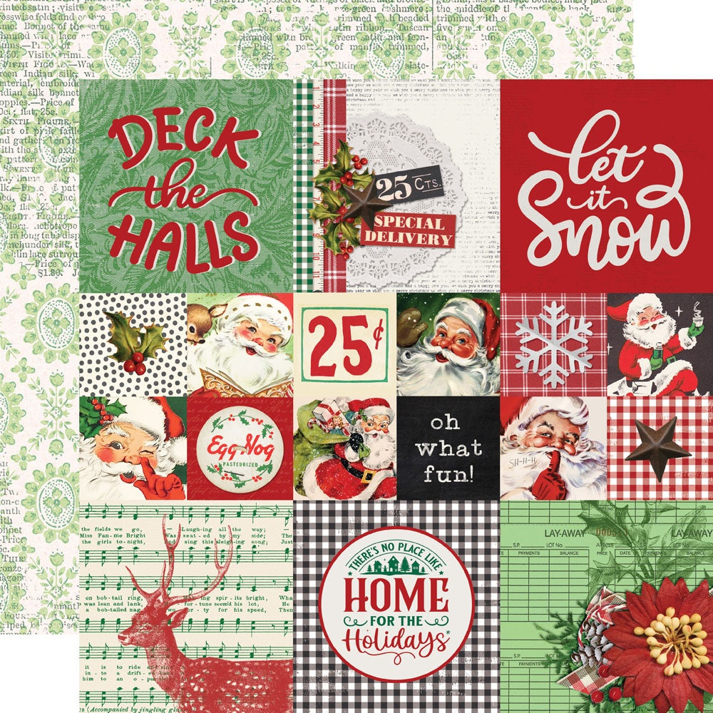 Simple Vintage Dear Santa Double-Sided Cardstock 12"X12"-Select Style