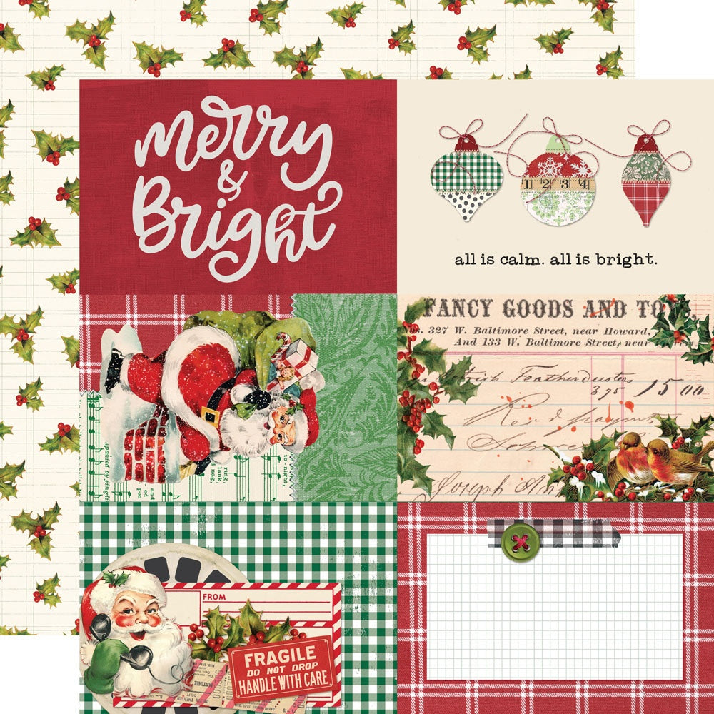 Simple Vintage Dear Santa Double-Sided Cardstock 12"X12"-Select Style