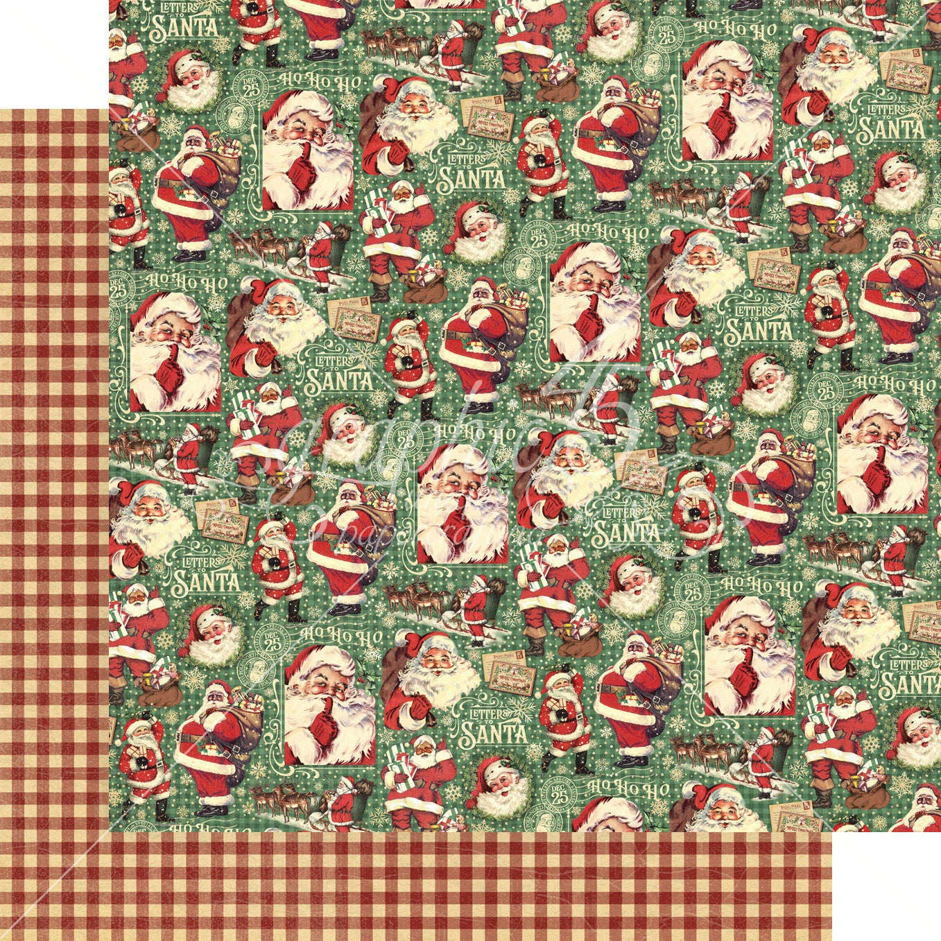 Letters To Santa Double-Sided Cardstock 12"X12"-Select Style