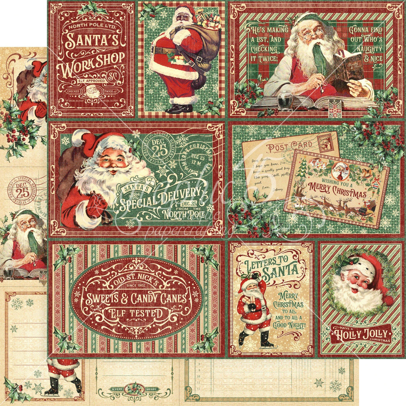 Letters To Santa Double-Sided Cardstock 12"X12"-Select Style