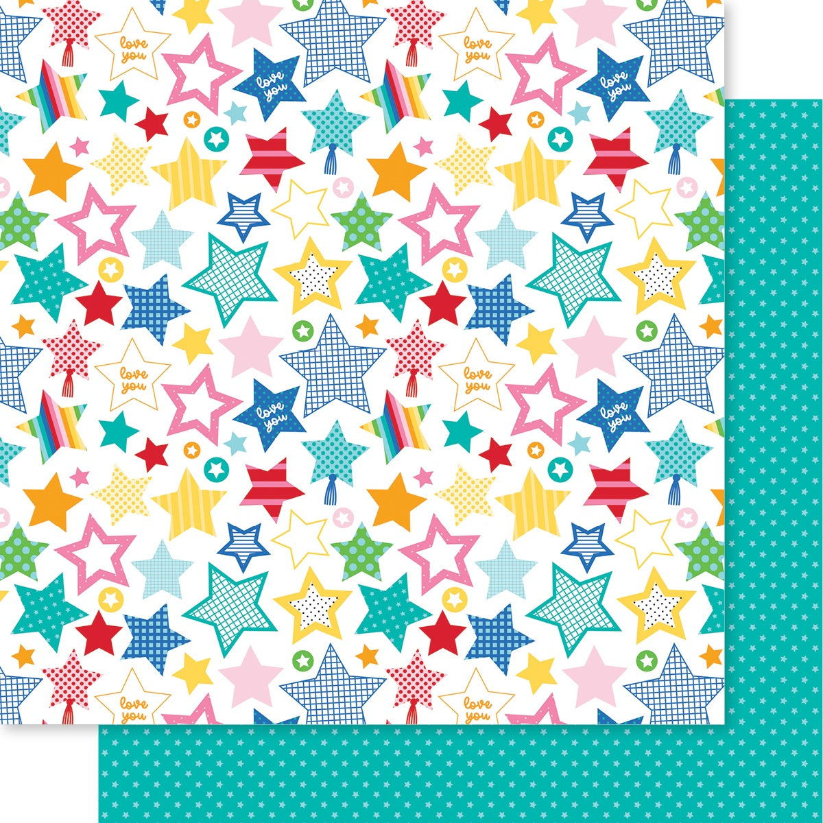 Birthday Bash Double-Sided Cardstock 12"X12"-Here For Cake