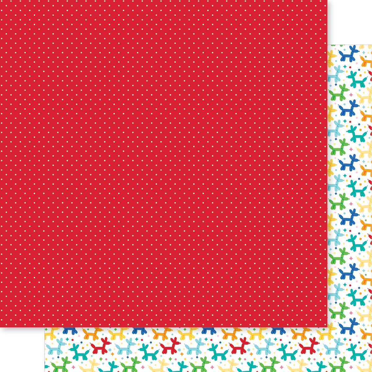 Birthday Bash Double-Sided Cardstock 12"X12"-Here For Cake