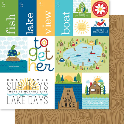 Lake Life Double-Sided Cardstock 12"X12"-More To Explore