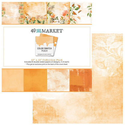 49 And Market Collection Pack 12"X12"-Color Swatch: Peach