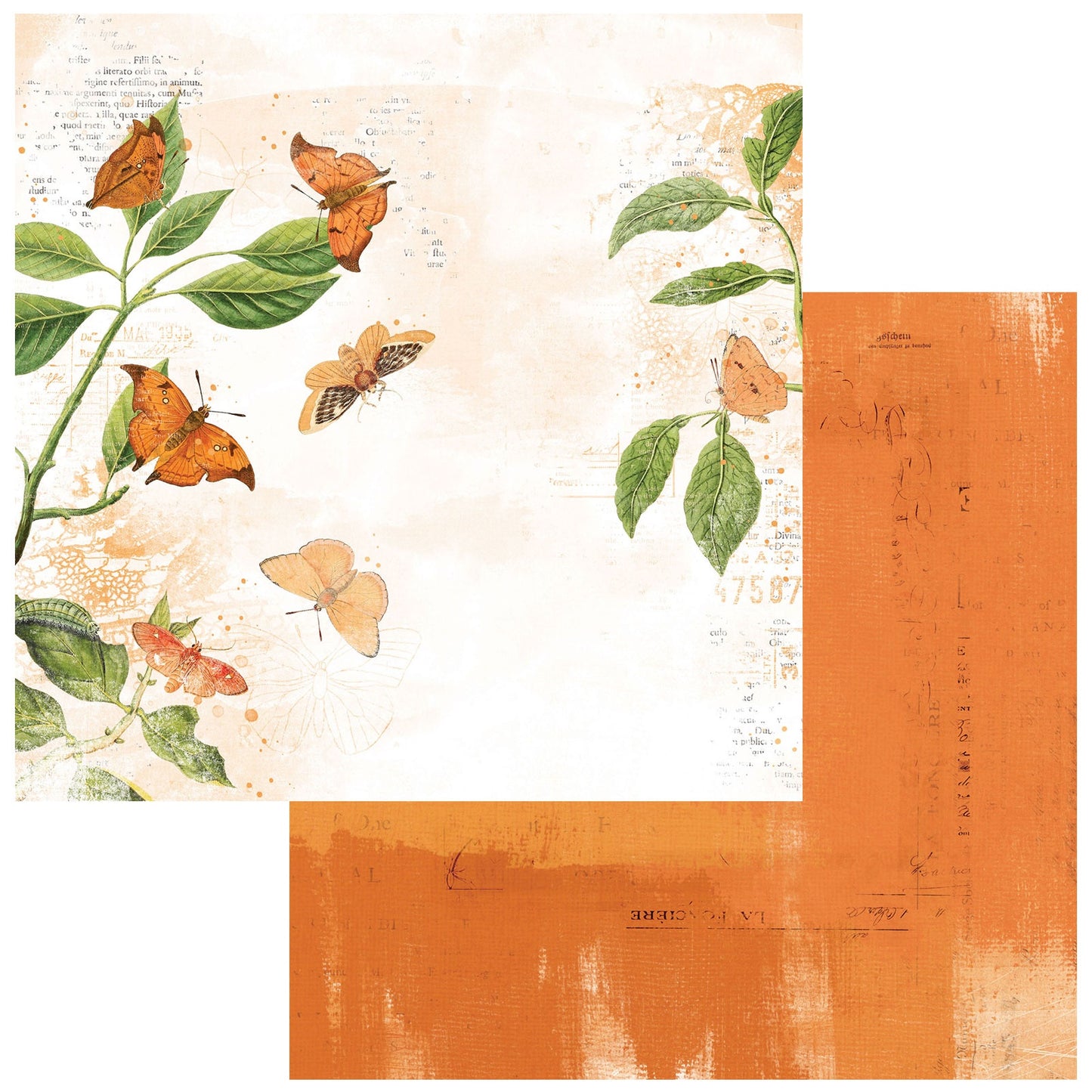 Color Swatch: Peach Double-Sided Cardstock 12"X12"-#1