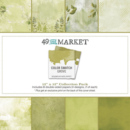 49 And Market Collection Pack 12"X12"-Color Swatch: Grove