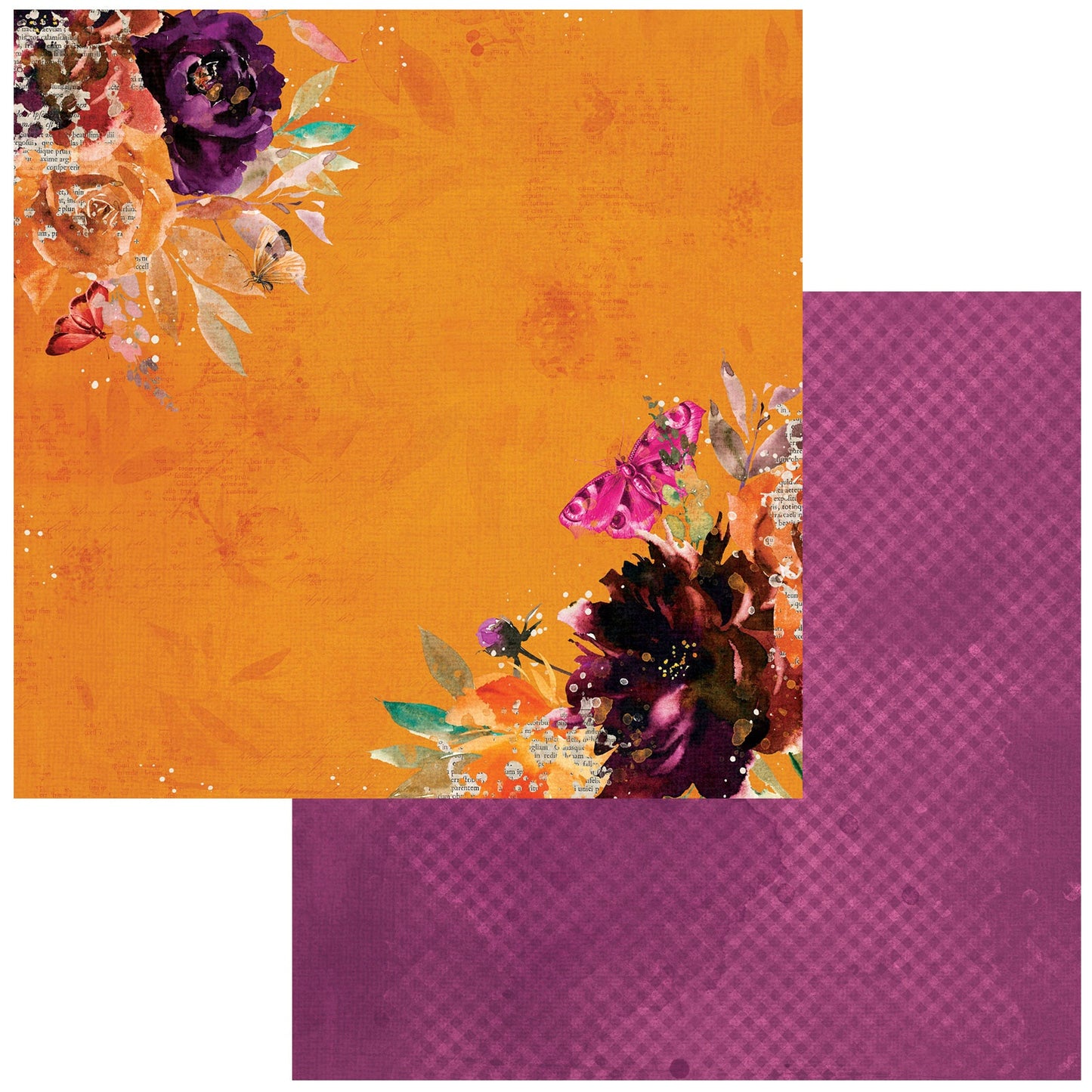 ARToptions Spice Double-Sided Cardstock 12"X12"-Persimmon