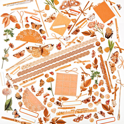 Color Swatch: Peach Laser Cut Outs-Elements