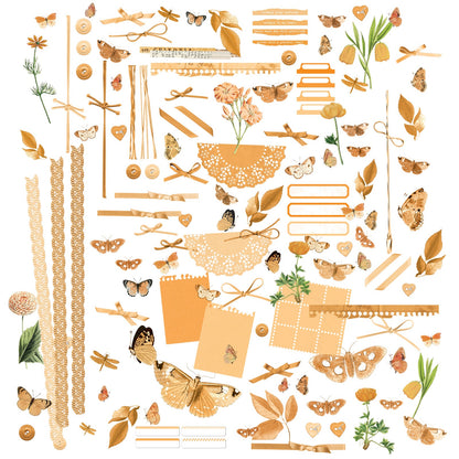 Color Swatch: Peach Laser Cut Outs-Elements