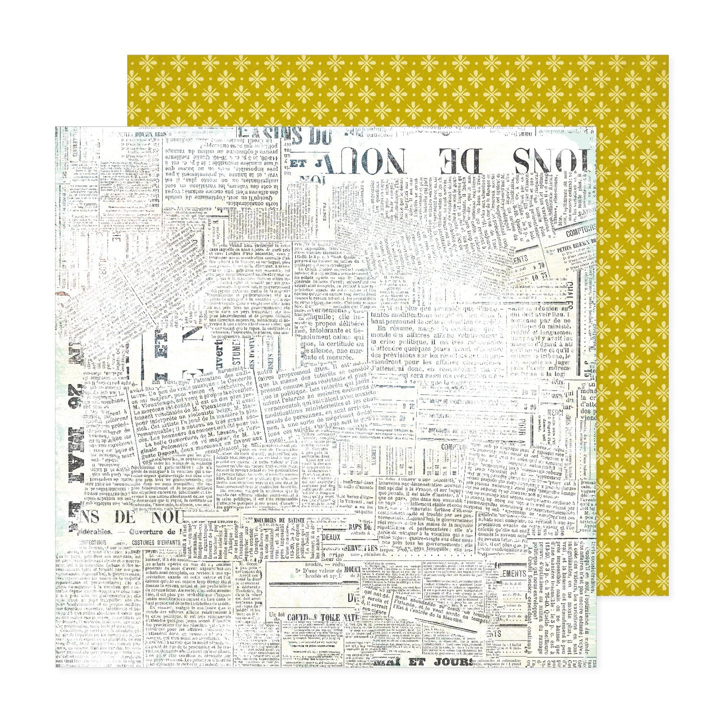 Vicki Boutin Discover + Create Double-Sided Cardstock 12X12"-3X4