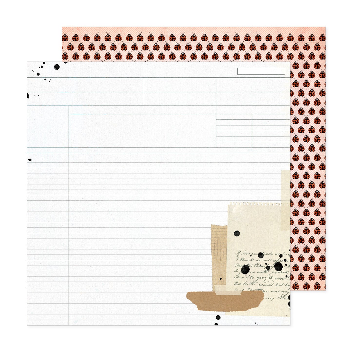 Vicki Boutin Discover + Create Double-Sided Cardstock 12X12"-3X4