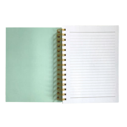 Paper House Spiral Notebook Journal-Rainbow Shelves