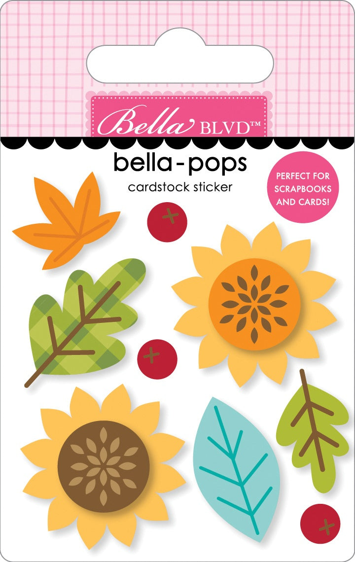 One Fall Day Bella-Pops 3D Stickers-Fall Is Here