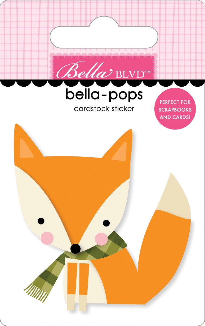 One Fall Day Bella-Pops 3D Stickers-Sweater Weather