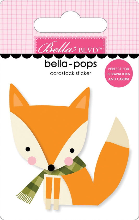 One Fall Day Bella-Pops 3D Stickers-Sweater Weather