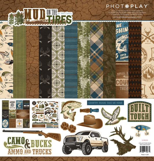 PhotoPlay Collection Pack 12"X12"-Mud On The Tires