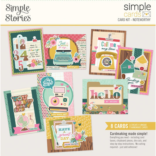 Simple Stories Simple Cards Card Kit-Noteworthy