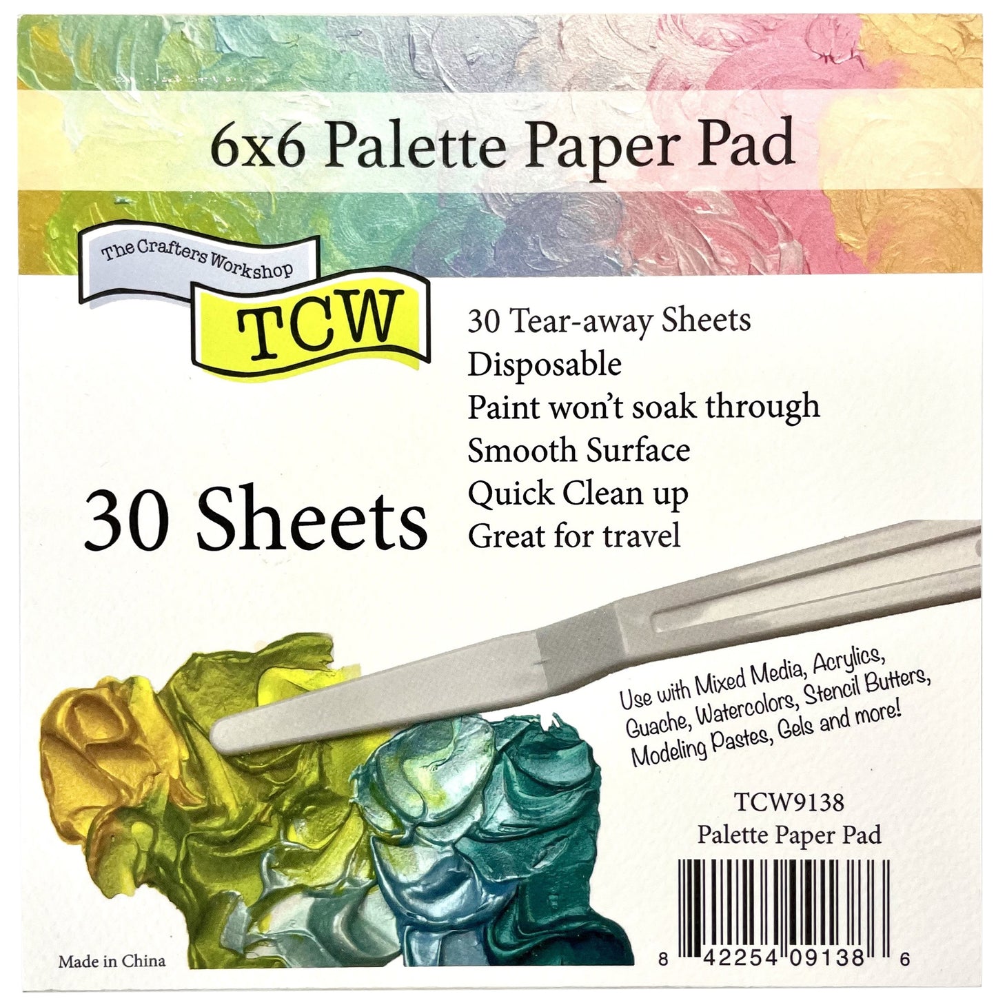 Crafter's Workshop Palette Paper Pad-30 Sheets