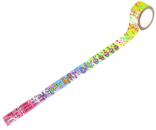 AALL And Create Washi Tape-Happy Birthday To You