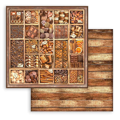 Stamperia Double-Sided Paper Pad 12"X12" 10/Pkg-Coffee And Chocolate, 10 Designs/1 Each