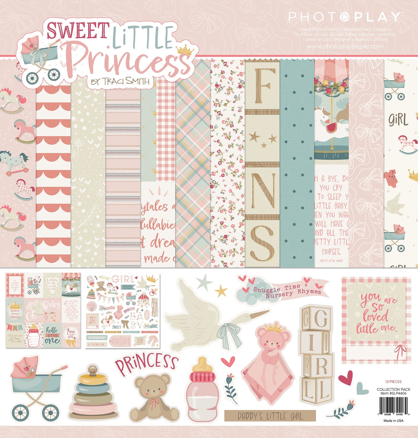 PhotoPlay Collection Pack 12"X12"-Sweet Little Princess