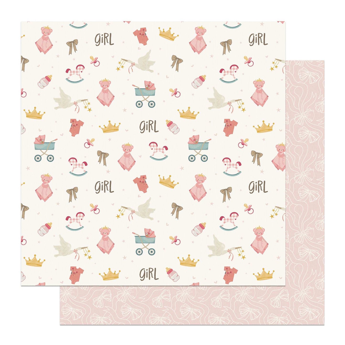 Sweet Little Princess Double-Sided Cardstock 12"X12"-Select Style